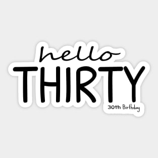 30th birthday Sticker